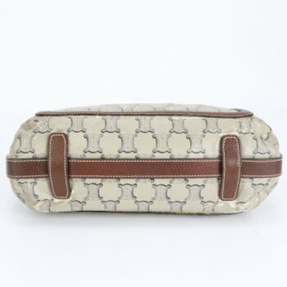 Celine Paris Macadam Triomphe Bag Tote Handbag Be… - image 5